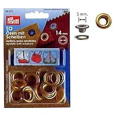 542376 OCCHIELLI RIBADIRE BRUN 5mm