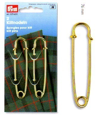 071603 SPILLE KILT OTTONE 76mm 1pz