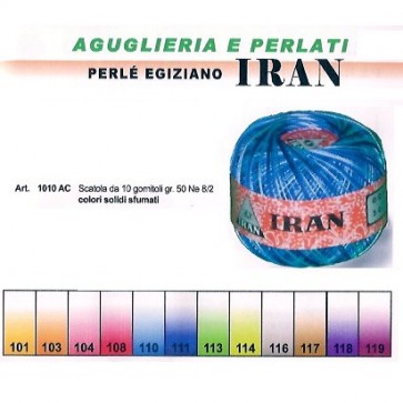 IRAN SILKE COTONE PERLATO SFUMATO 10x50g