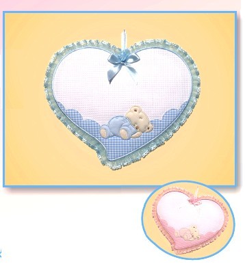FN904.B COCCARDA NASCITA CUORE AIDA