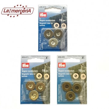 416470-1-2 BOTTONI MAGNETICI PER CUCIRE