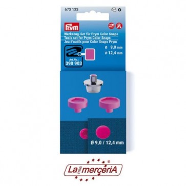 673133 SET ATTREZZI COLOR SNAPS 9+12,4mm