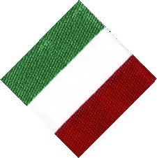 FODERA STAMP. BANDIERA TRICOL. 100% POL.