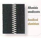 CATENA CONTINUA 5 METALLO ALLUMINIO YKK