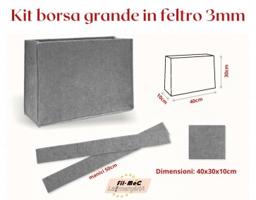 KIT BORSA GRANDE 40x30x10cm