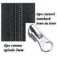 CERNIERE 6 SPIR FISSA YKK 16cm