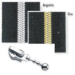 CERNIERE 6 SPIR ARG DIV. DC. YKK 80cm