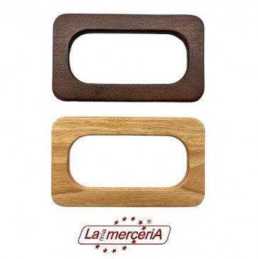 SS900 MANICO LEGNO RETTANGOLARE 13cm