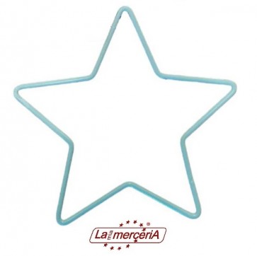 609.04 ANELLO METALLO STELLA BIANCO 15cm