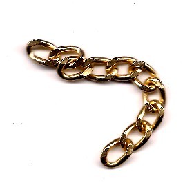 CATENA MARTELLATA ORO/ARG/OTT.A 524 (10)
