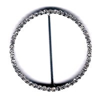 PSRD50 FIBBIA STRASS TONDA NIC. 50mm (2)