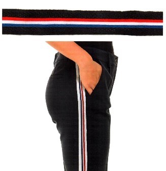 1829 PASSAM. RIGHE ELAST. H. 2,5cm (18)