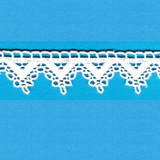 607 PIZZO MACRAME' COTONE BIANCO (9,30)