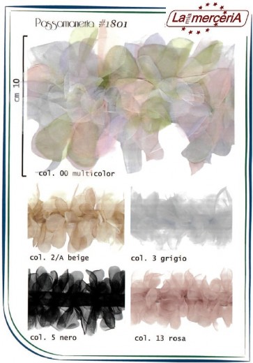 1801 PASSAMANERIA ORGANZA COLOR (4,50)