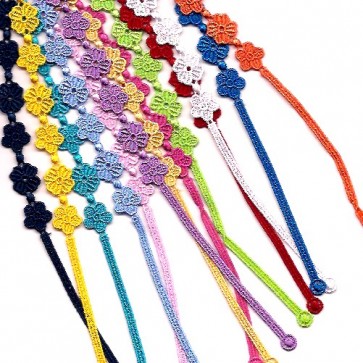 BRACCIALETTI MACRAME' FIORELLINI (13)