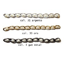 NR0218 PASSAMANERIA CATENA C/PERLE (4,5)