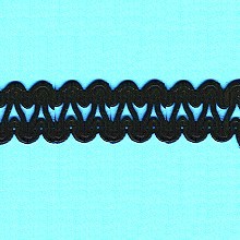 144 AGREMANO RAYON NERO H.20mm (25)