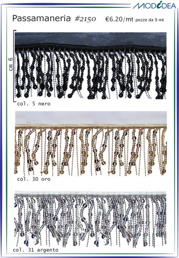 2150 FRANGIA TULLE/PAILLETTES H.6cm