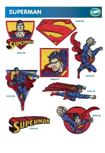 zAPPLICAZIONI RICAMATE SUPERMAN