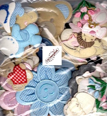 APPLICAZIONI BABY 100pz ASSORTITI