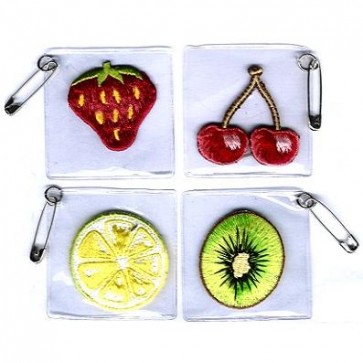APPLICAZIONI RICAMATE FRUTTA*SPILLA (8)
