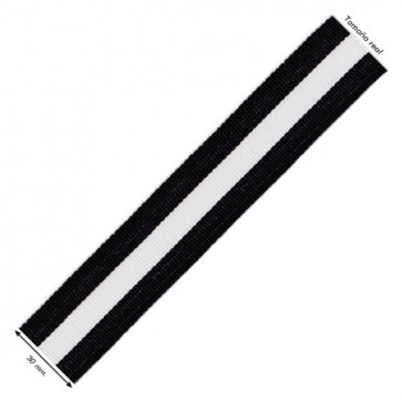 GROSGRAIN RAYAS REGIMENTAL 30mm (30)