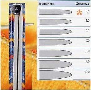 FERRI MAGLIA GRIGIOP.ALLUM. 40cm 5,5mm