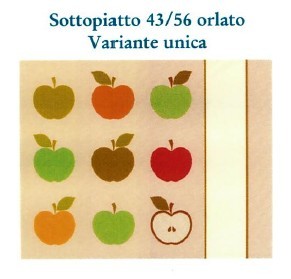 SOTTOPIATTO POMME 43x56 COTONE 100%