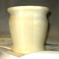 VASO LEGNO ROTONDO 12x13cm