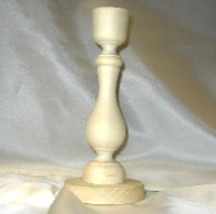 PORTA CANDELA LEGNO H.17cm