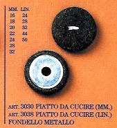 3030 BOTTONI RICOPRIRE DA CUCIRE 16mm