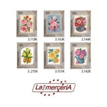 LE VETRINE KIT RICAMO 302 FIORI