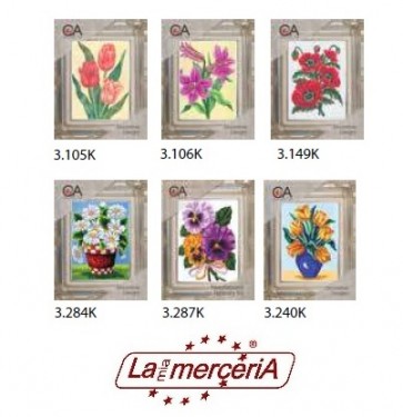 LE VETRINE KIT RICAMO 310 FIORI 2