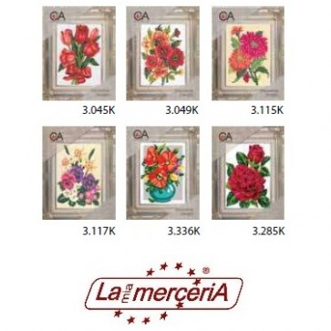 LE VETRINE KIT RICAMO 313 FIORI