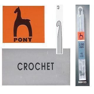 UNCINETTI GRIGIO PONY 15cm 6,0mm