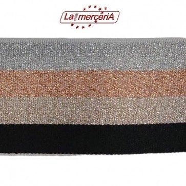 700103 BORDO RIGHE ELASTICIZZ.LAME' 4cm