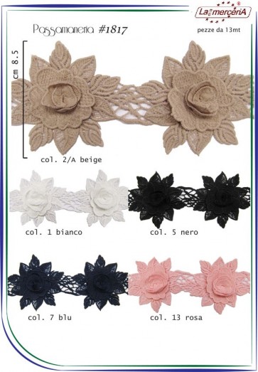 1817 PASSAM.FIORI RICAMATI H.8,5 cm (13)