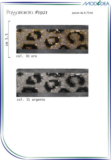 1921 PASSAMANERIA PAILLETTES (6,75)