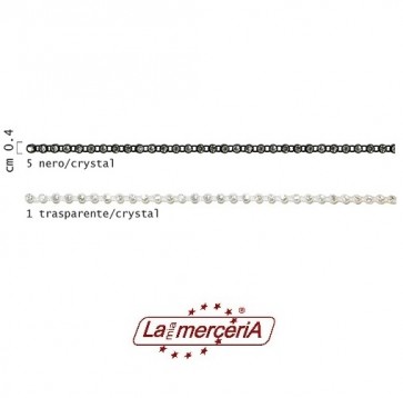 2420 PASSAM.ELAST. C/STRASS H.0,4 cm (9)