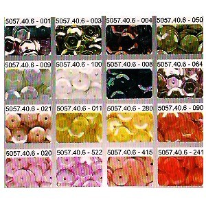 PAILLETTES CUP COUVETTE 06mm 650pz