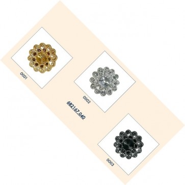 682167 BOTTONI METALLO CON STRASS
