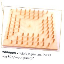 TELAIO LEGNO 29x29cm CON 80 SPINE