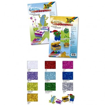 8536 MOOSGUMMI 2mm 30x40cm FOMMY GLITTER