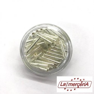 TUBINI COLOR ARGENTO 2,5x25mm  12g