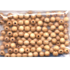 PERLE LEGNO NAT.COL. 6mm 125pz