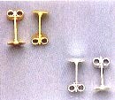 CHIUSURA PER ORECCHINI 6mm  ARG (144)