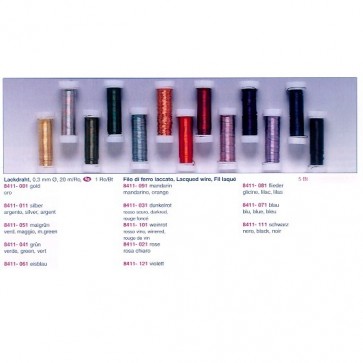 FILO DI FERRO LACCATO ROSSO SC mm0,3x20m
