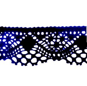 32589/006 PIZZO COTONE BLU H 45mm (25)