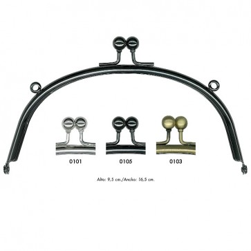 869004 CHIUSURA METALLO PER BORSA 16,5cm