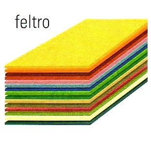 3432 001 FELTRO 3mm 75x50cm GIALLO